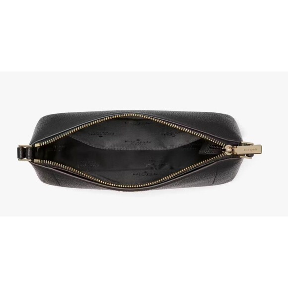 New Kate Spade Leila Crossbody Pebble Leather Black - Picture 4 of 5